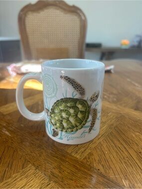 Ceramic Sea Turtle Coffee Mug - Green
